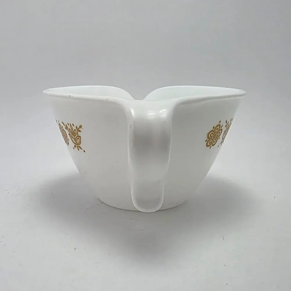 Corelle Butterfly Gold Hook Style Creamer Vintage